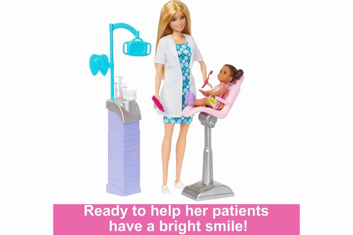 Barbie Career Doll & Playset - Blonde Dentist