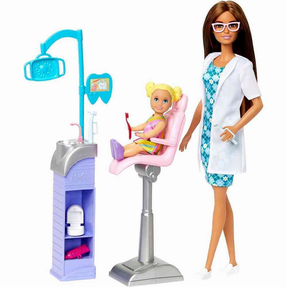 Barbie Career Doll & Playset - Brunette Dentist
