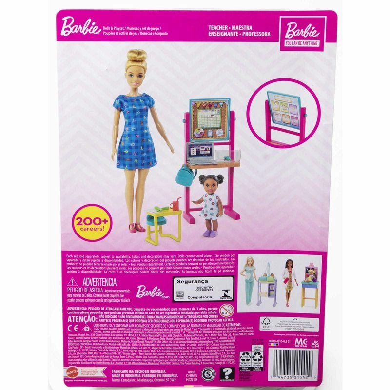 Barbie Career Doll & Playset - Teacher Blonde