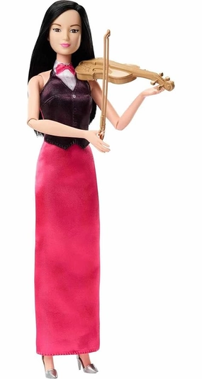 Barbie Careers Violinist Musician Doll With Violin And Bow For Kids Ages 3 