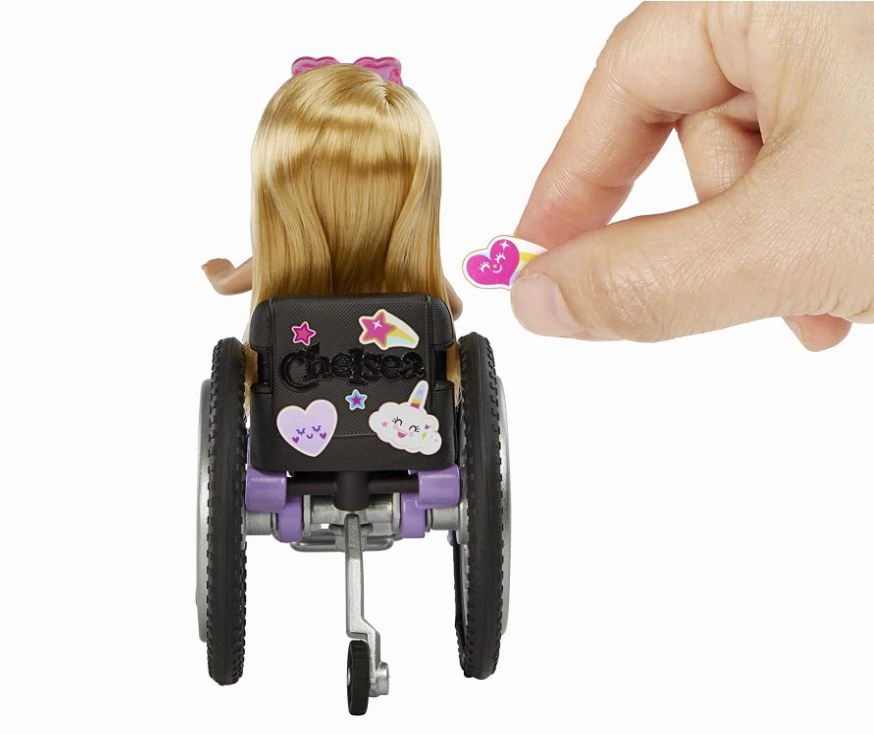 Barbie Chelsea Doll & Wheelchair Blonde Hair