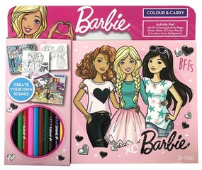 Barbie Colour & Carry Activity Pad