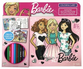 Barbie Colour & Carry Activity Pad