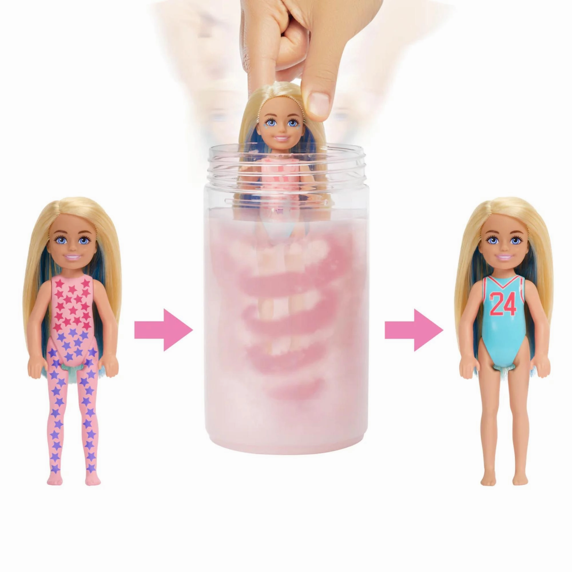 Barbie Colour Reveal Chelsea Doll Sports Series Single Pack