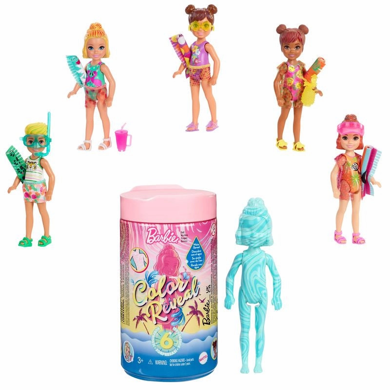 Barbie Colour Reveal Doll Chelsea Sand & Sun Series