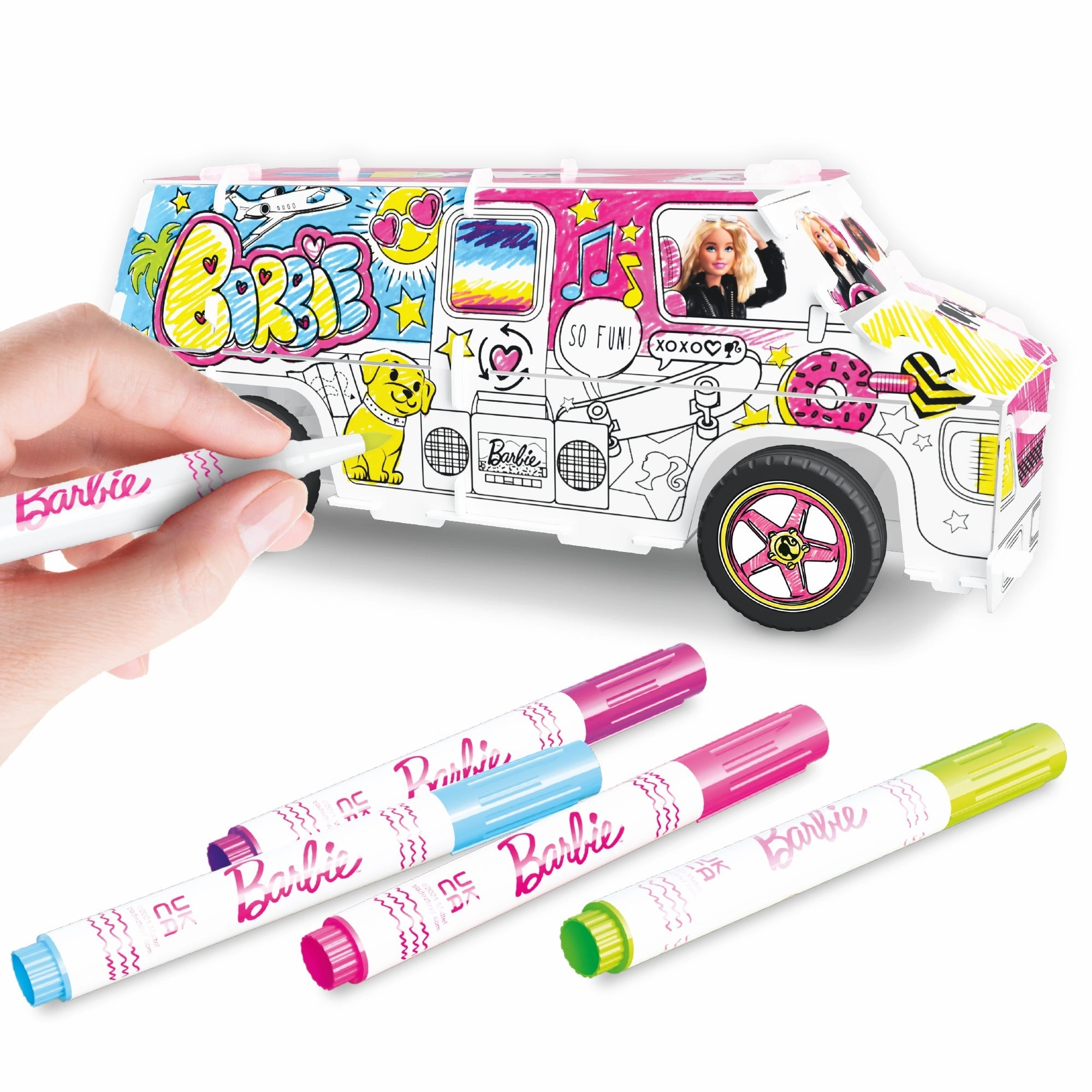 Barbie Creative Maker Kitz Pull Back Diy Super Camper