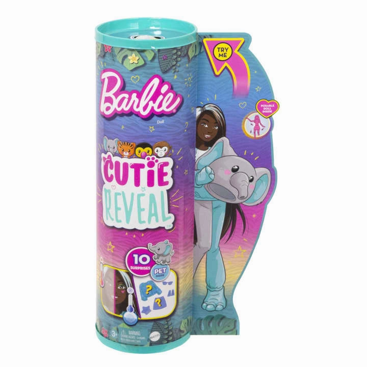 Barbie Cutie Reveal Jungle Series Elephant Doll