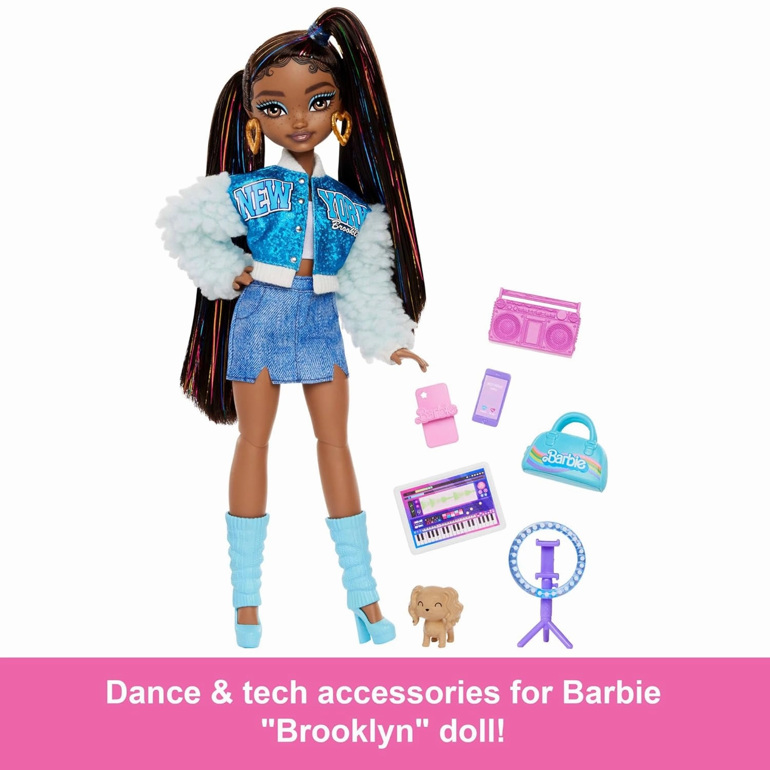 Barbie Dream Besties Brooklyn Fashion Doll With Accessories For Kids Ages 4 