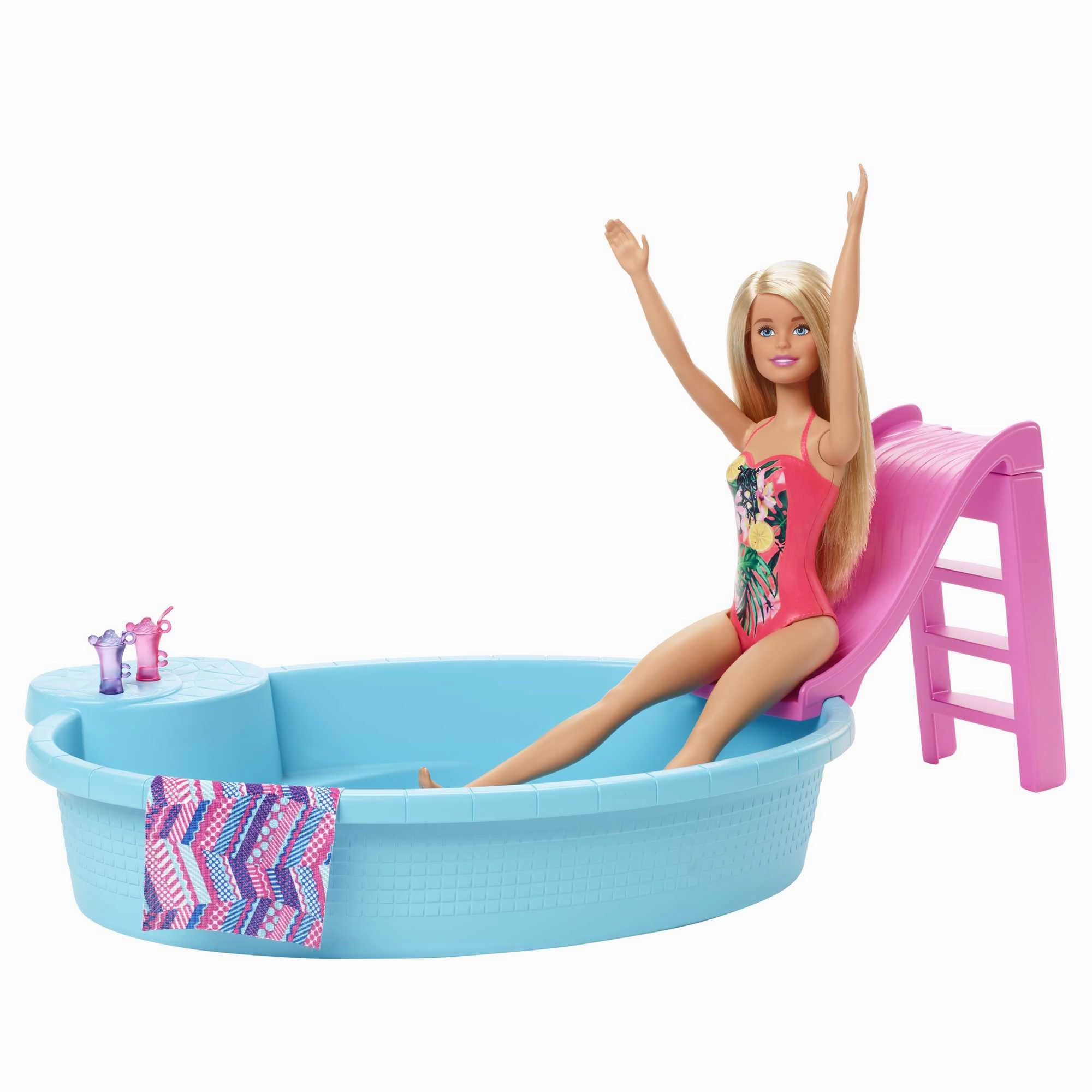 Barbie Estate Pool With Doll Playset