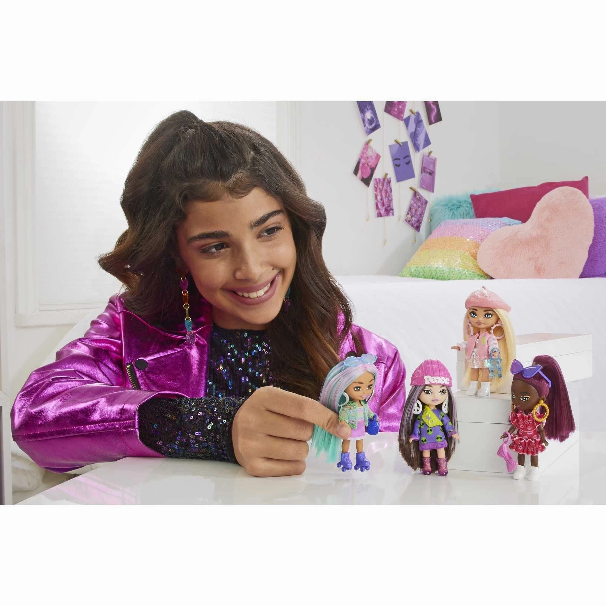 Barbie Extra Mini Minis Doll With Blue Hair