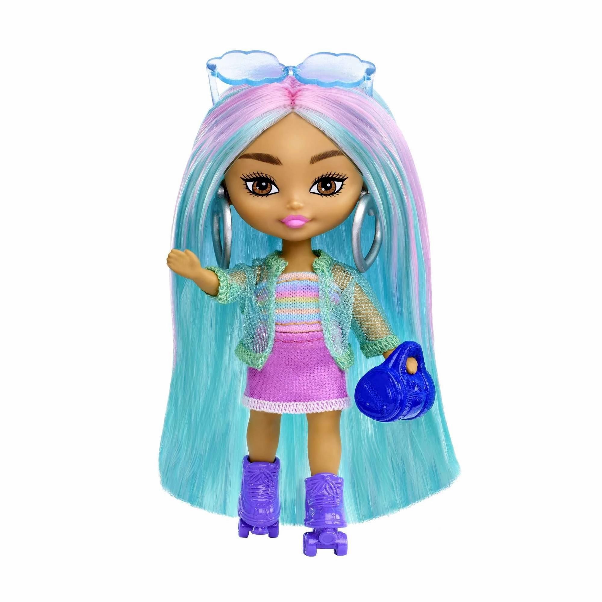 Barbie Extra Mini Minis Doll With Blue Hair