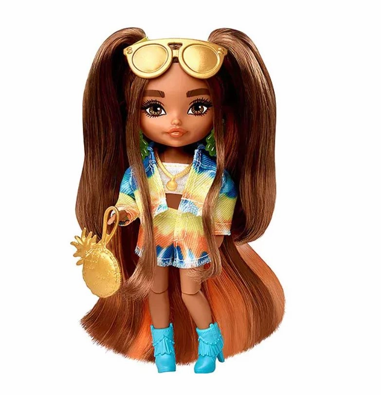 Barbie Extra Minis Doll Denim Tie Dye Outfit