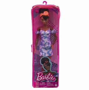 Barbie Fashionista Doll - 185 Off-Shoulder Bleached Denim Dress