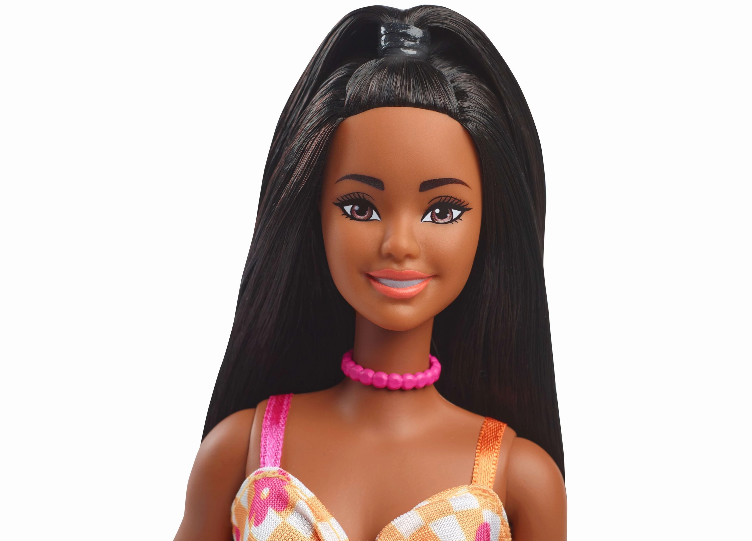 Barbie Fashionistas Doll 233 - Flower Checkered Midi Dress