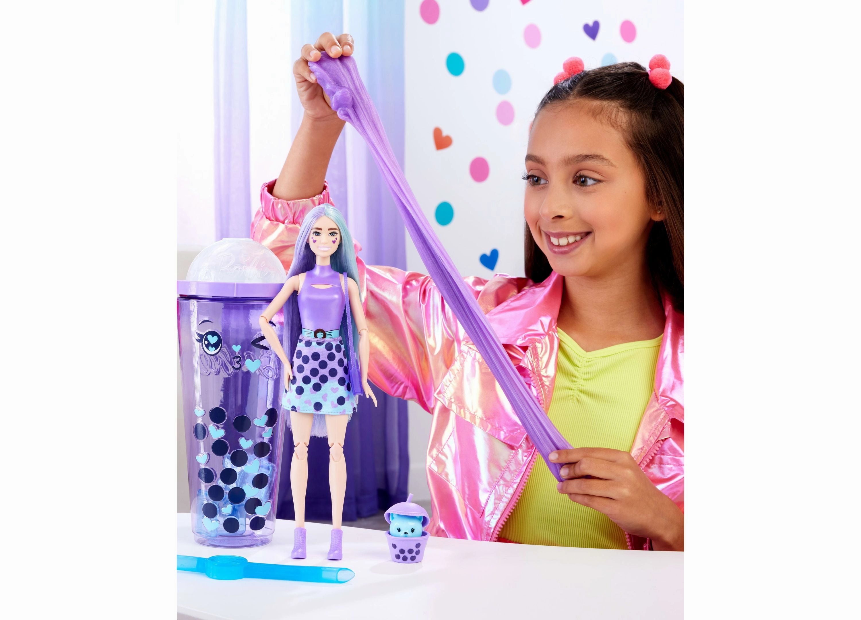 Barbie Pop Reveal Bubble Tea - Taro Milk Scented Series Doll & Accessories Set