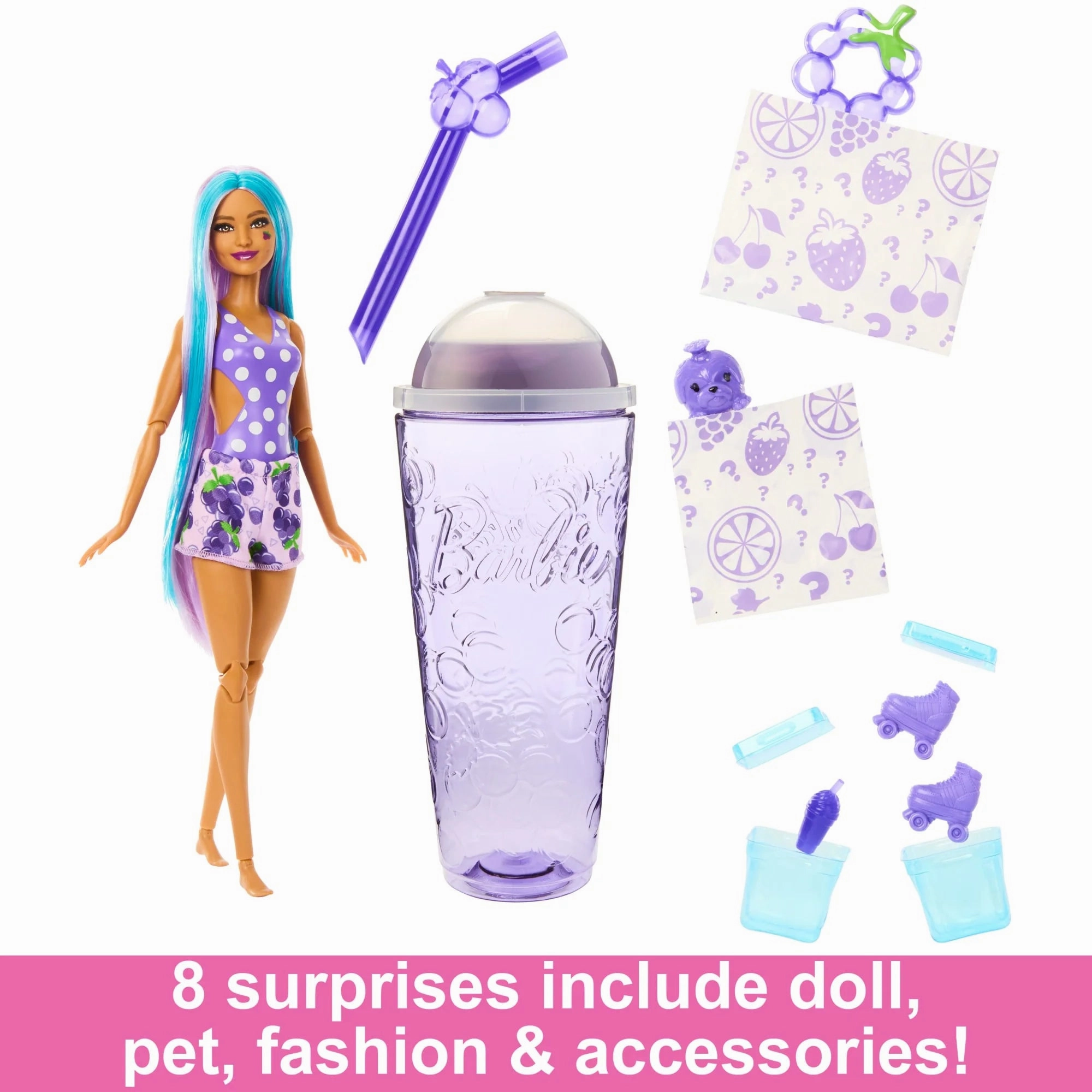 Barbie Pop Reveal Juicy Fruits Series - Grape Fizz