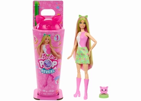 Barbie Pop Reveal Shakes Series - Cute Kitten Fashion Doll with Accessories