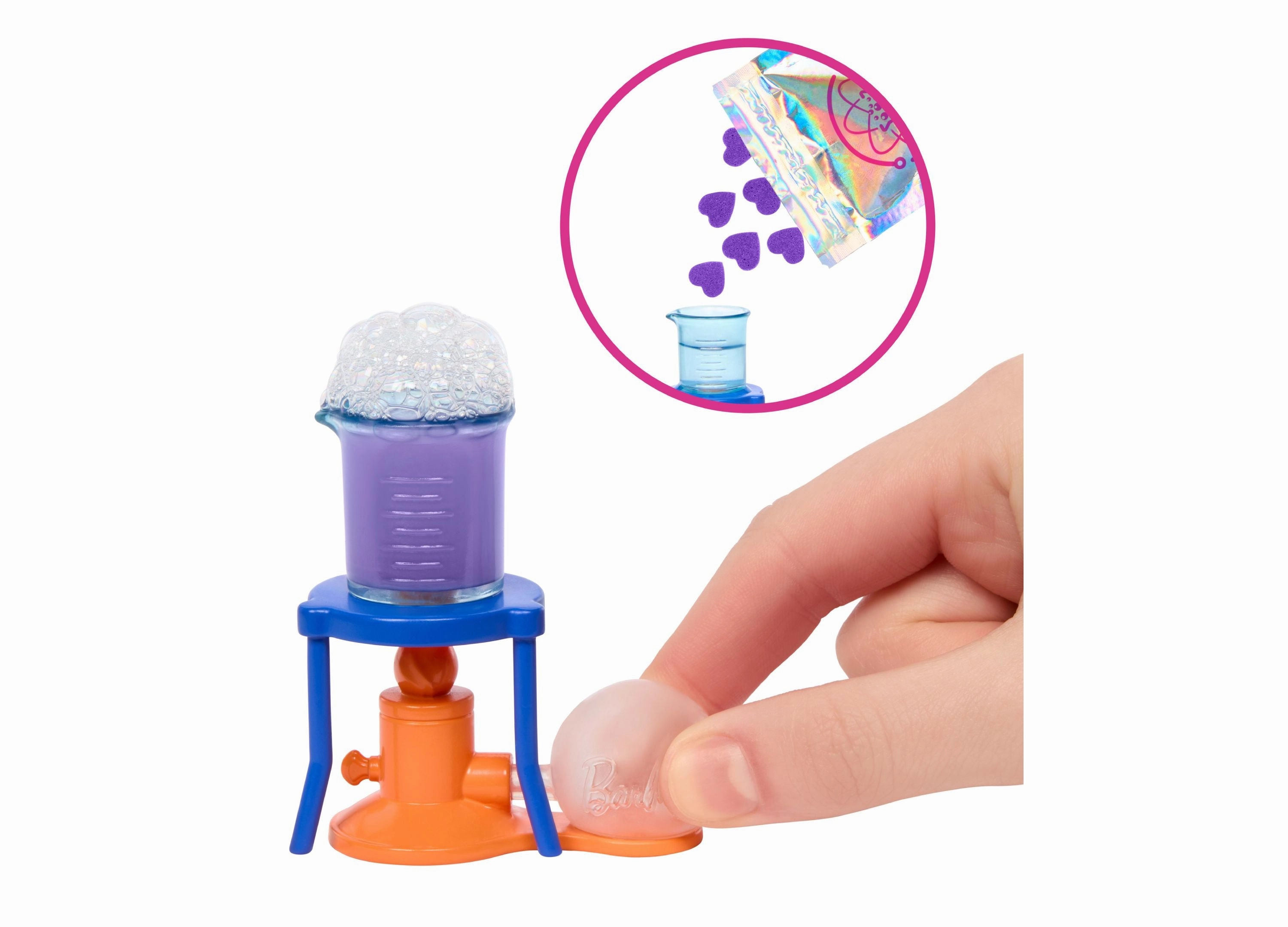 Barbie Scientist Doll with Lab Accessories and Color-Change Features