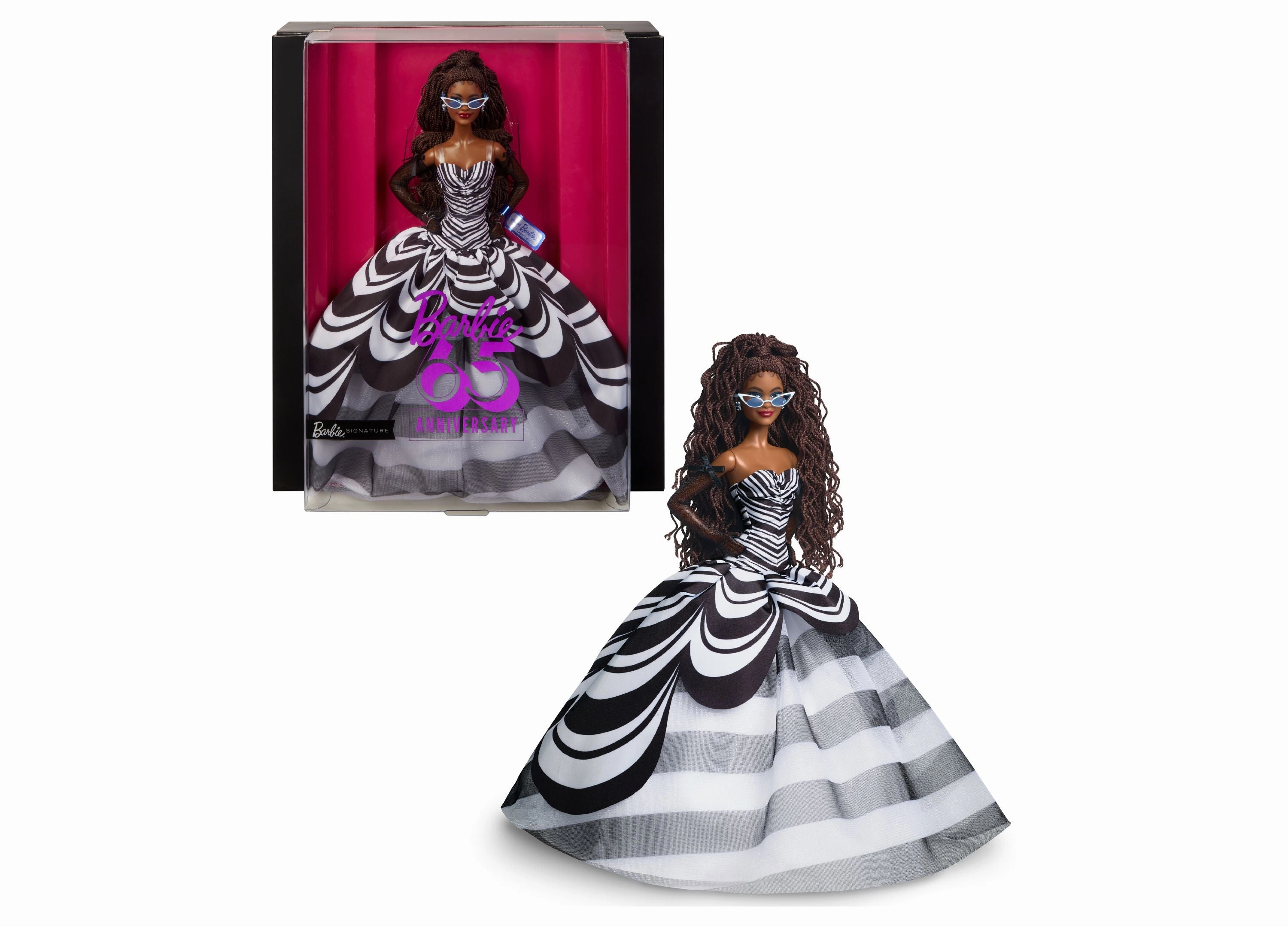 Barbie Signature 65th Anniversary 11" Collectible Doll - Gleaming Sapphire Elegance