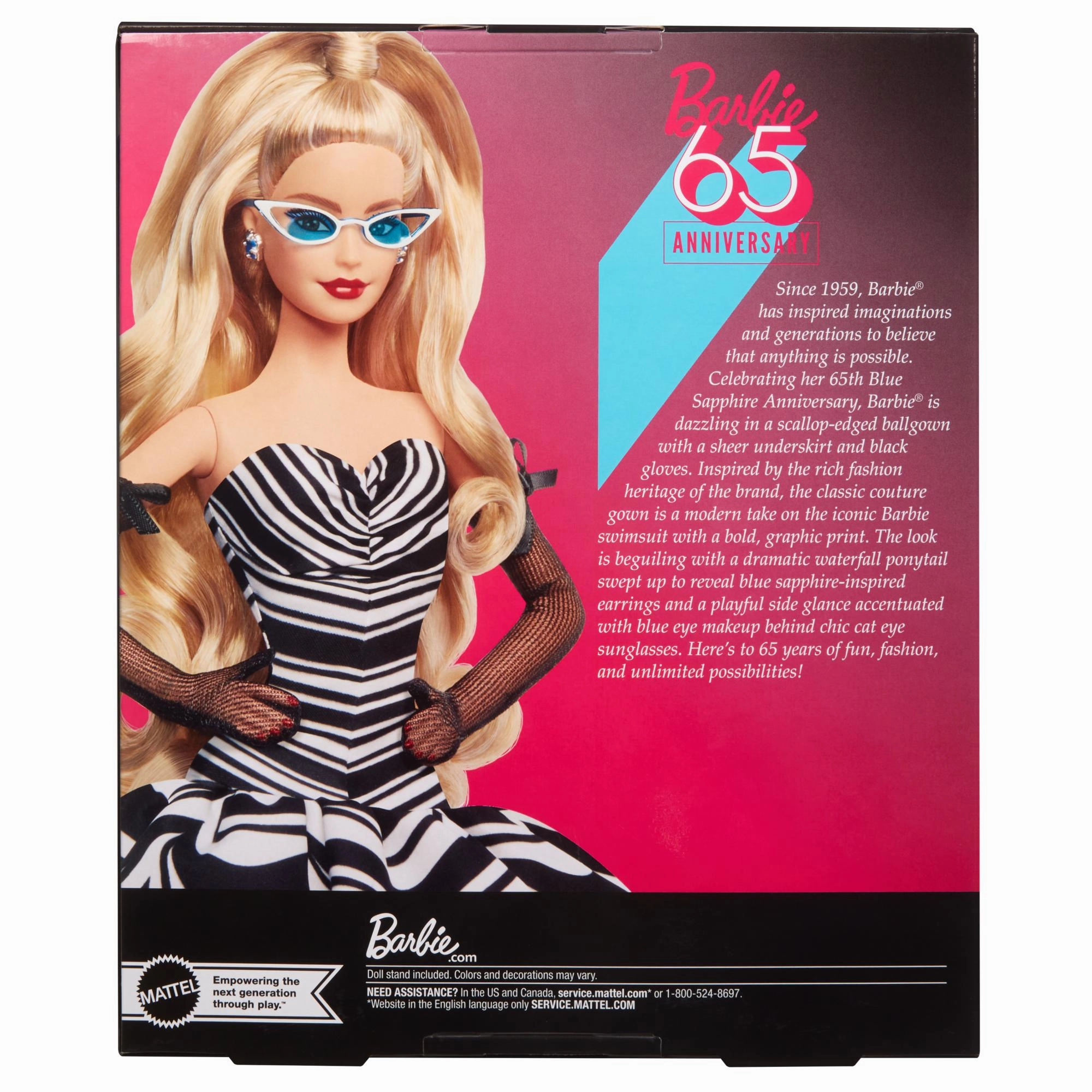 Barbie Signature 65th Blue Sapphire Anniversary Doll - Blonde