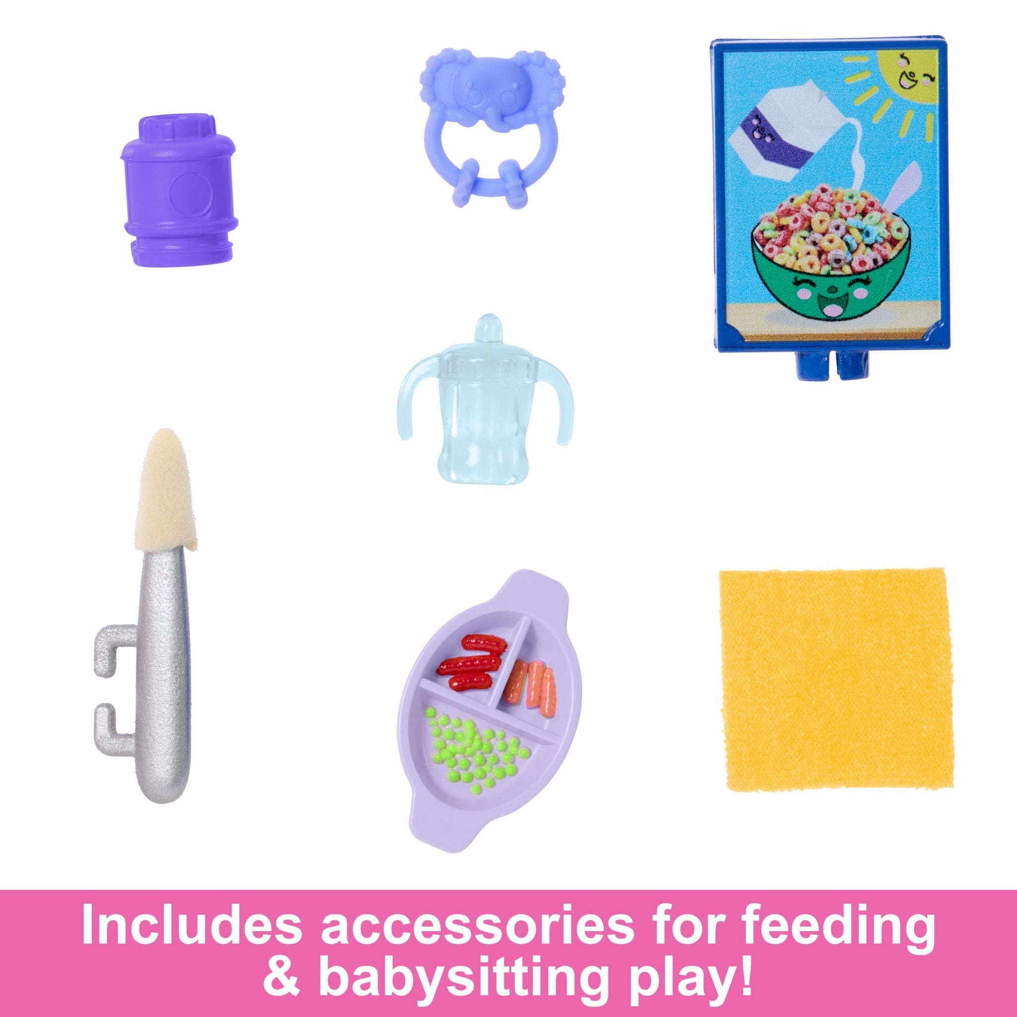 Barbie Skipper Babysitters Inc. Doll & Accessory - Blue/Black Hair & Crib