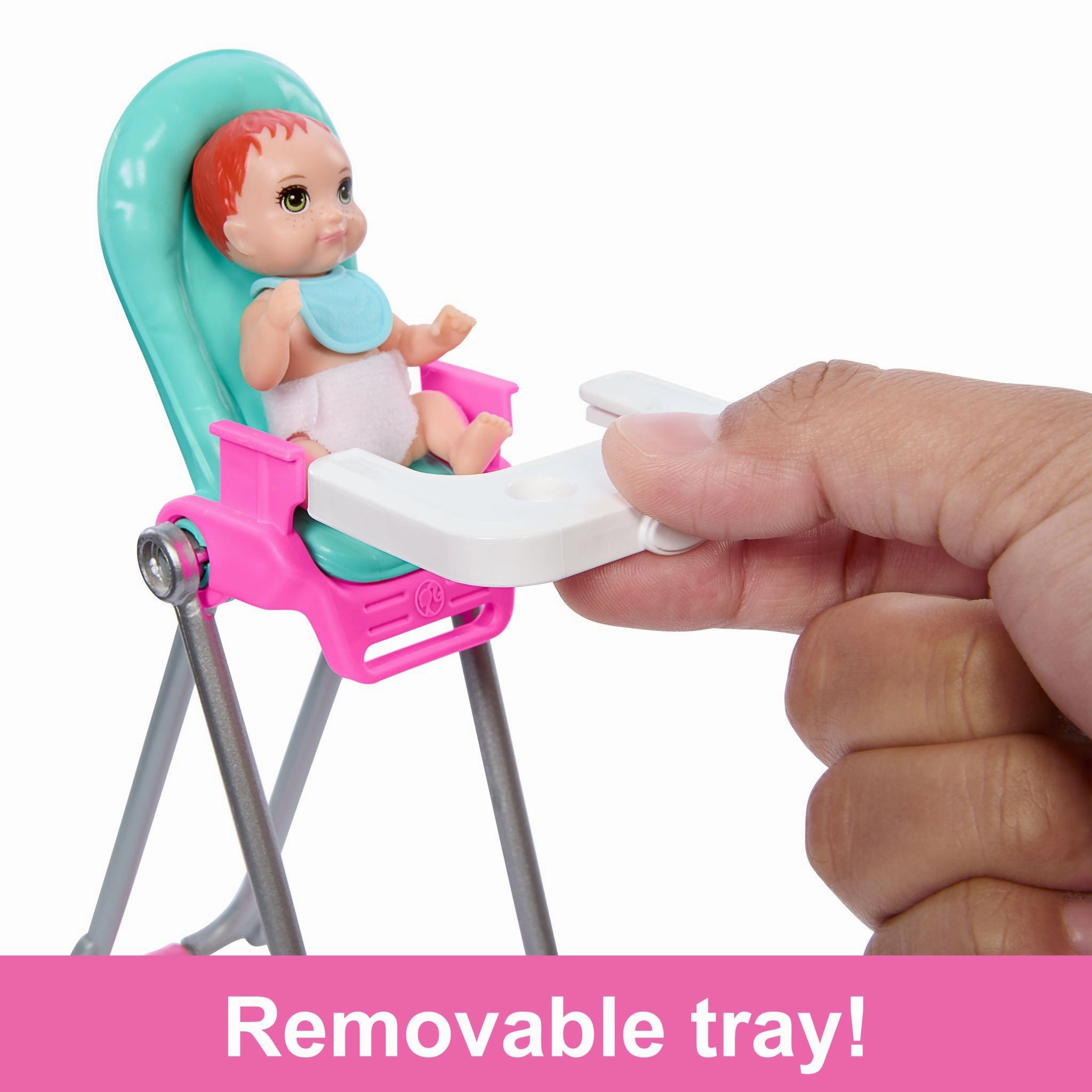 Barbie Skipper Babysitters Inc. Doll & Accessory - Blue/Black Hair & Crib