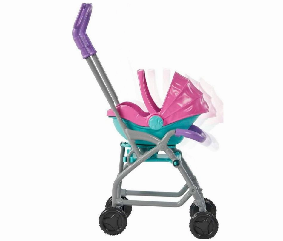 Barbie Skipper Babysitters Inc. Doll & Accessory Babysitter With Black Hair & Stroller