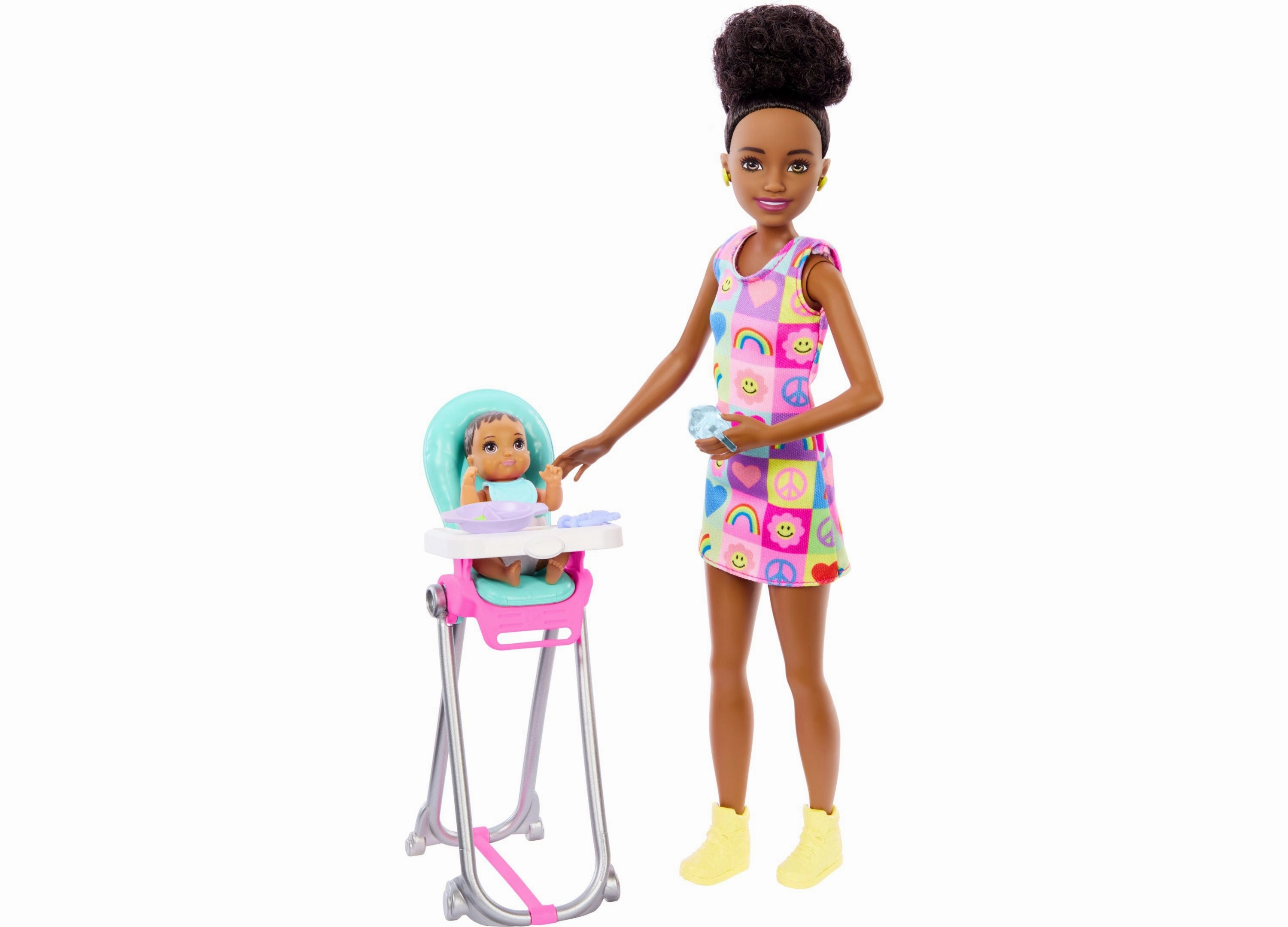 Barbie Skipper Babysitters Inc. Mealtime Fun Play Set with 10 Accessories