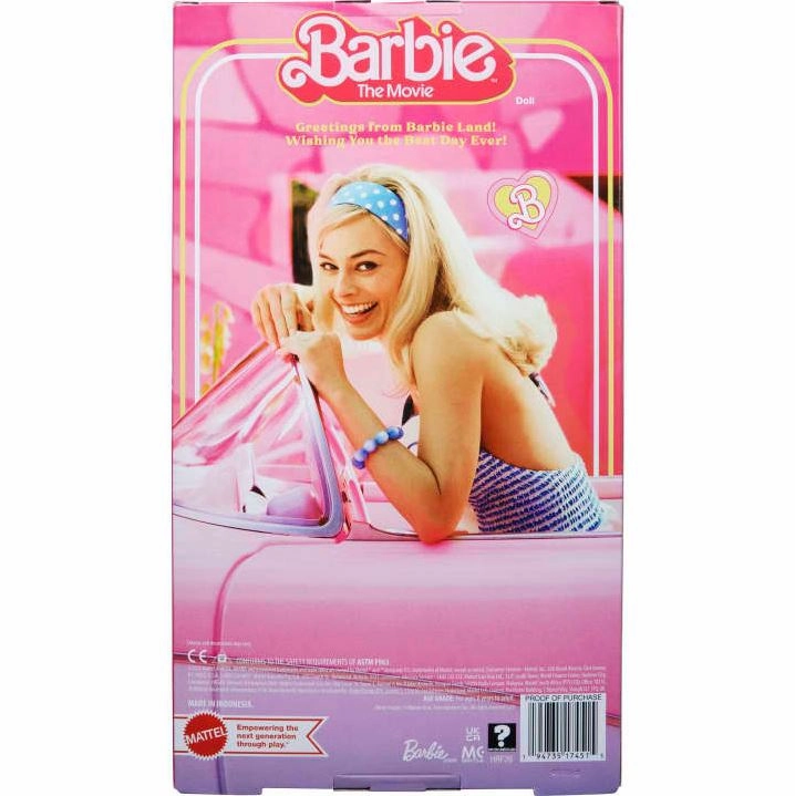 Barbie The Movie Barbie Doll In Plaid Matching Set