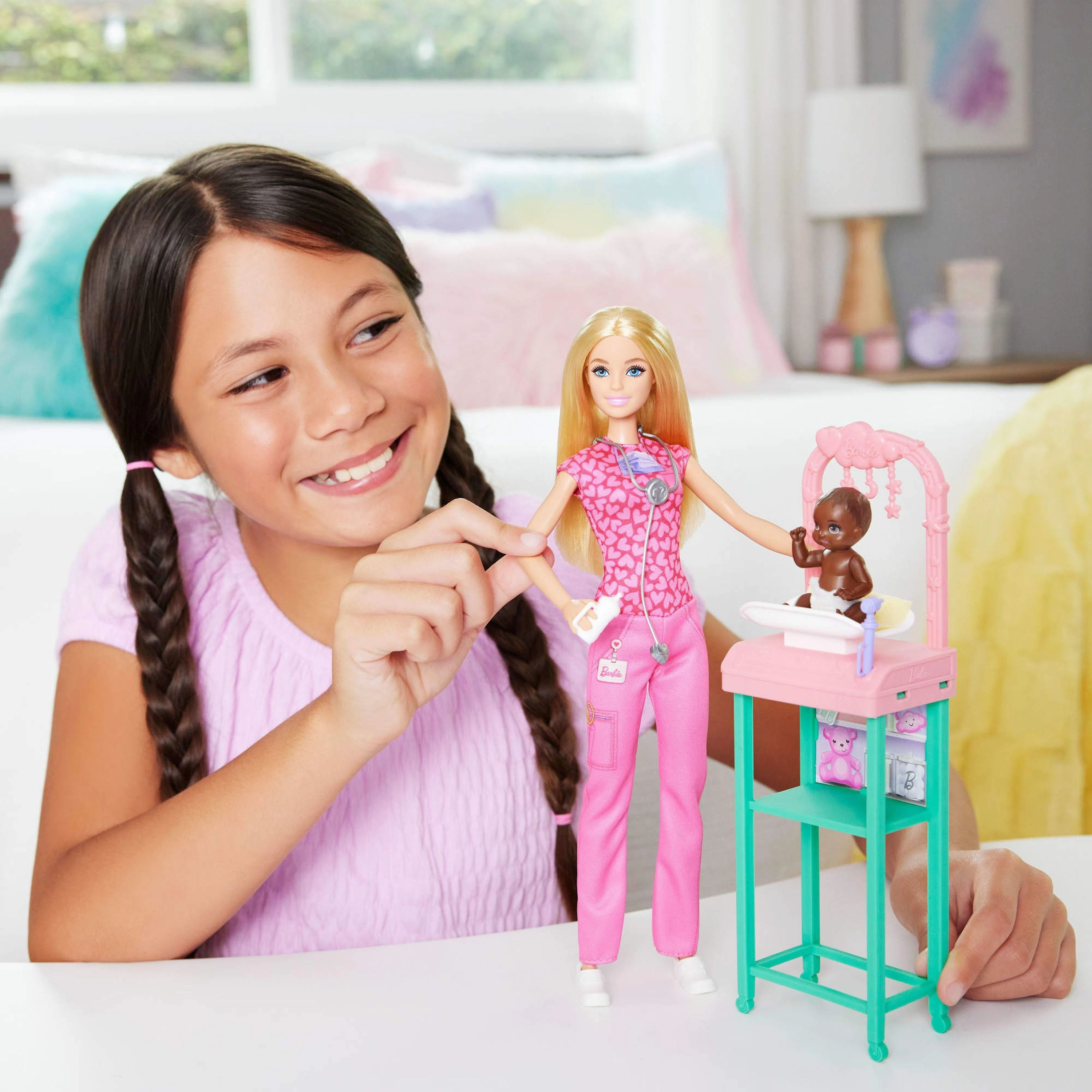 Barbie You Can Be Anything Doll Playset - Baby Doctor Blonde