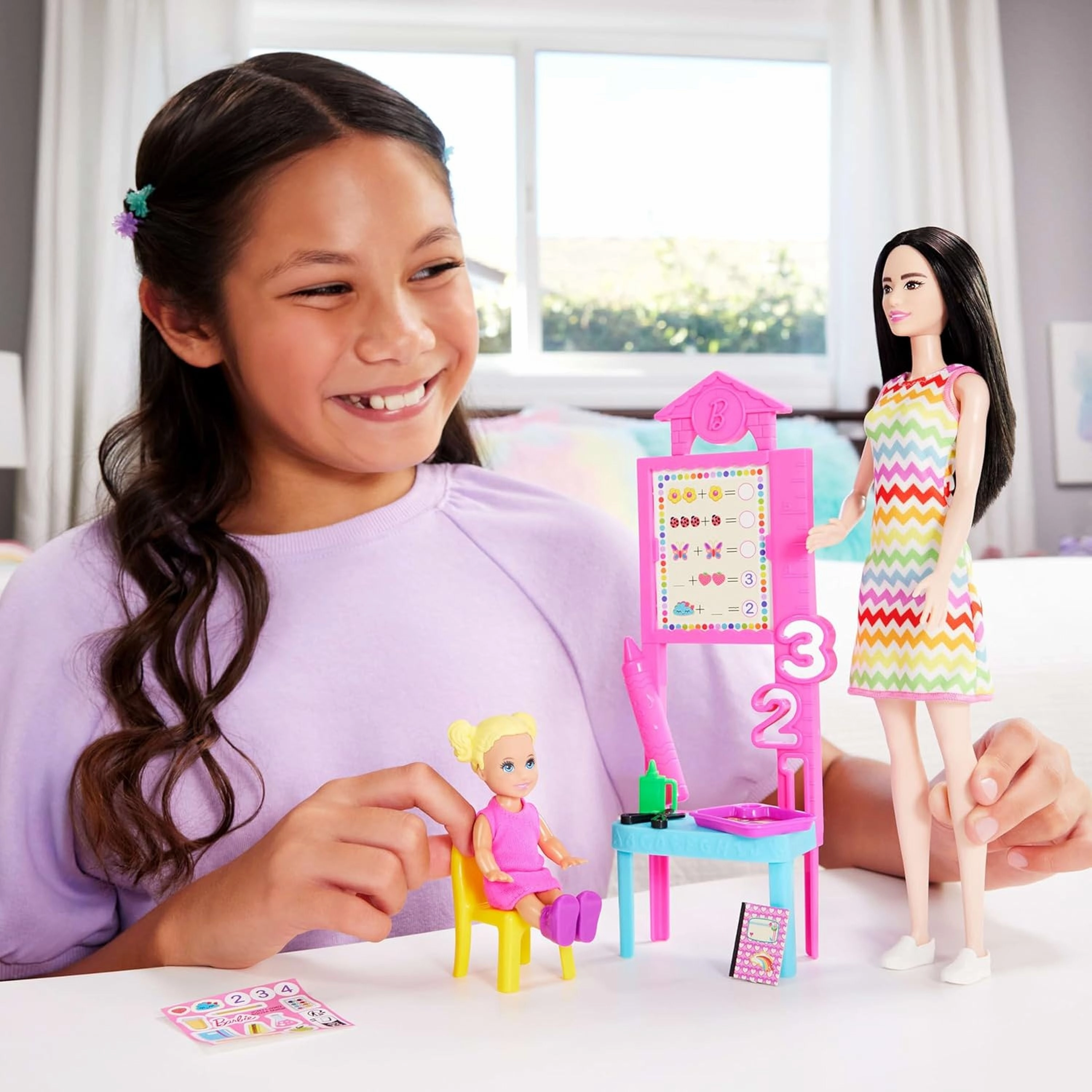 Barbie You Can Be Anything Doll Playset Teacher Dark Hair