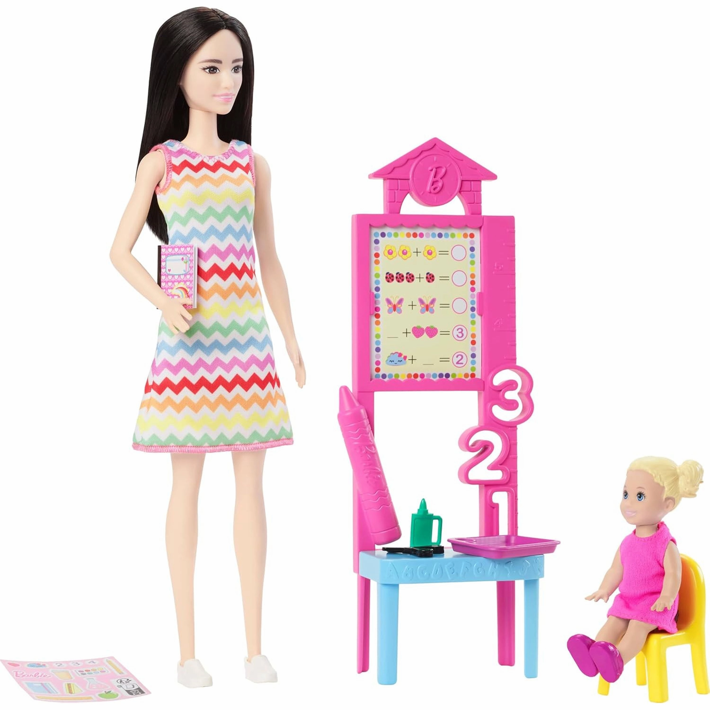 Barbie You Can Be Anything Doll Playset Teacher Dark Hair