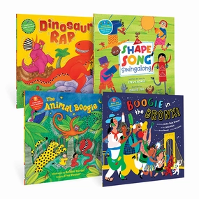 Barefoot Books PreK Boogie Time Singalongs 4-Piece Book Bundle