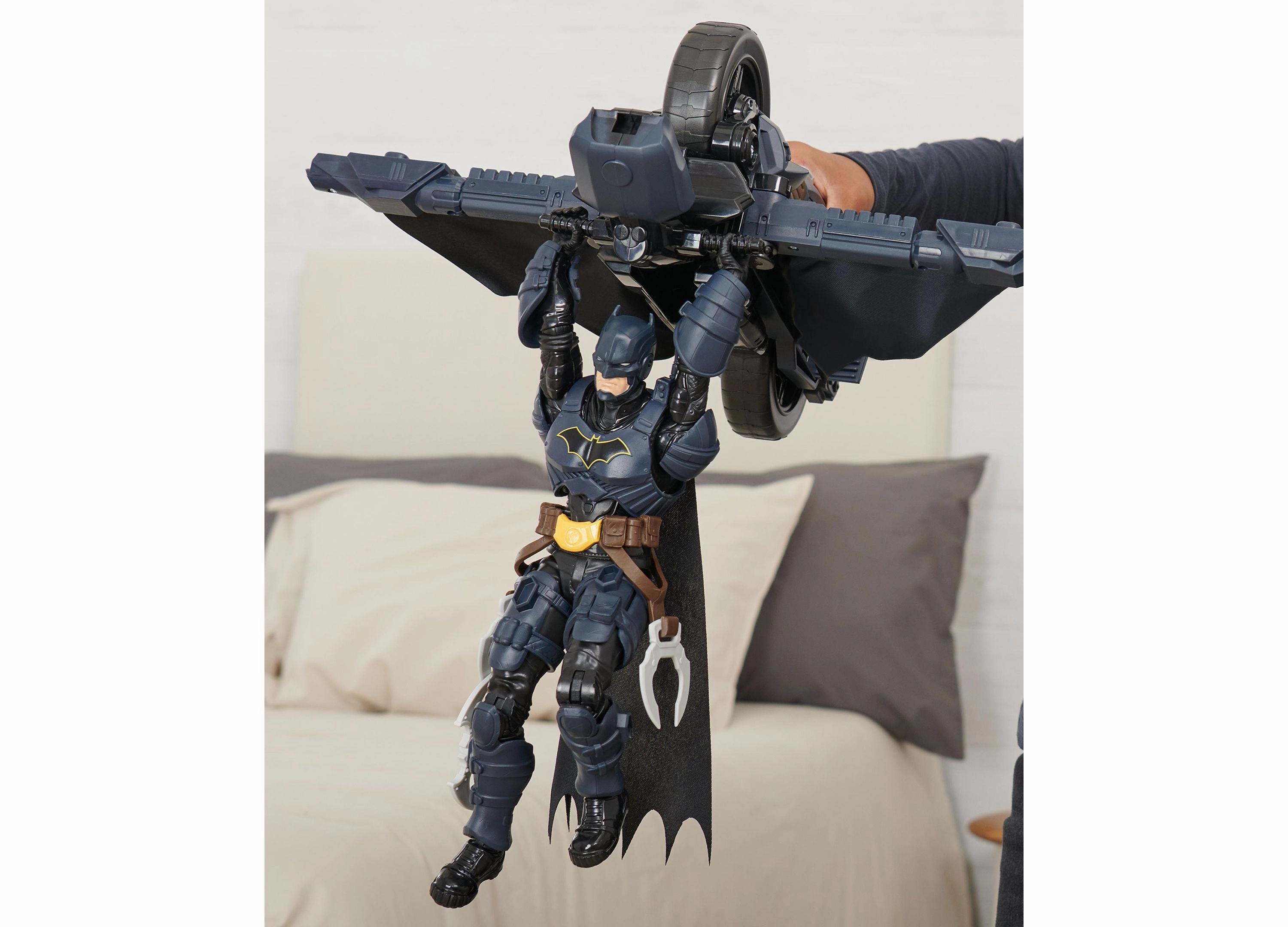 Batman Dual Adventure Batcycle & Batglider Conversion Set