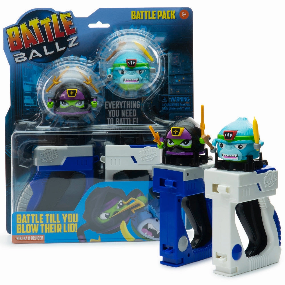 Battle Ballz: Bruiser & Ninjika Warriors Pack with Joysticks - Ages 5 