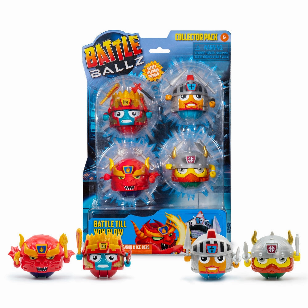 Battle Ballz: Epic Collectors Pack - 4 Warrior Figures