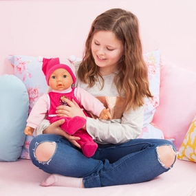 Bayer Design 18" Hello Baby Multi-Function Doll - Interactive Playmate
