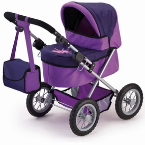 Bayer Design Trendy Doll Pram, Two-Tone Purple & Fairy, Kids Toy Ages 3 