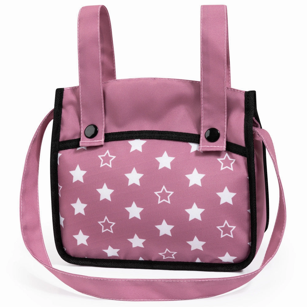 Bayer Design Xeo Pram Playset for Dolls - Pink, White, Stars