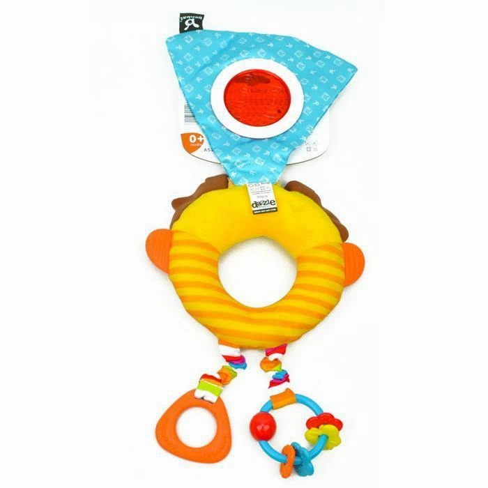 BenBat Dazzle Friends Clip On Travel Toy - Lion