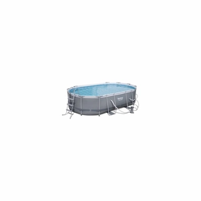 Bestway Power Steel Oval Frame Pool Set with Essentials