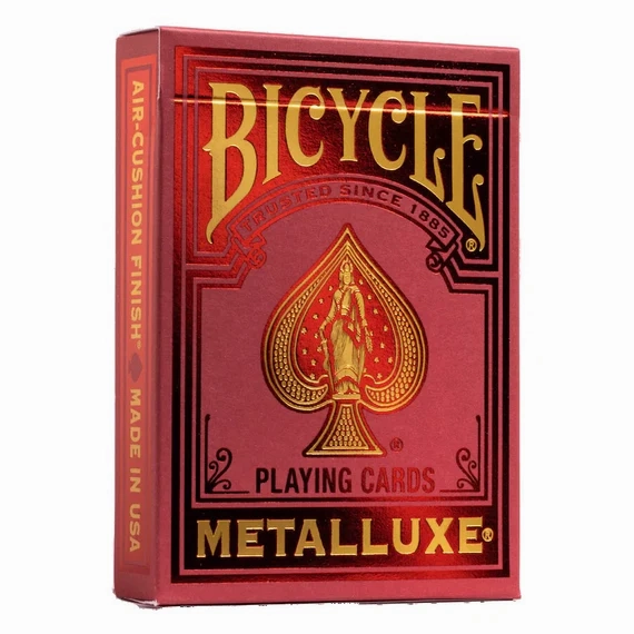 Bicycle Playing Cards Metalluxe Cards - Red