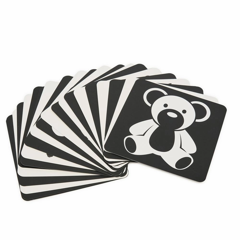 Black and White Flash Cards for Infants - 24 Cards