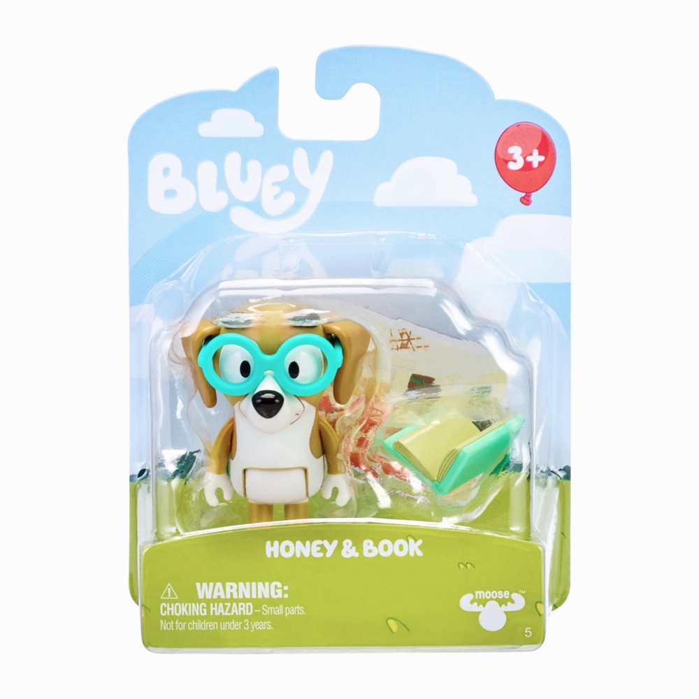 Bluey & Friends Story Starters Figures Honey & Book