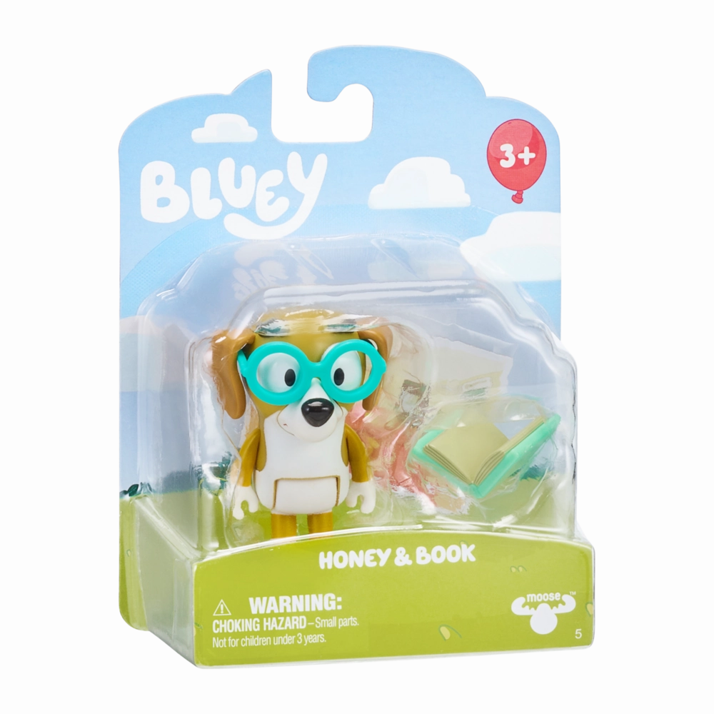 Bluey & Friends Story Starters Figures Honey & Book