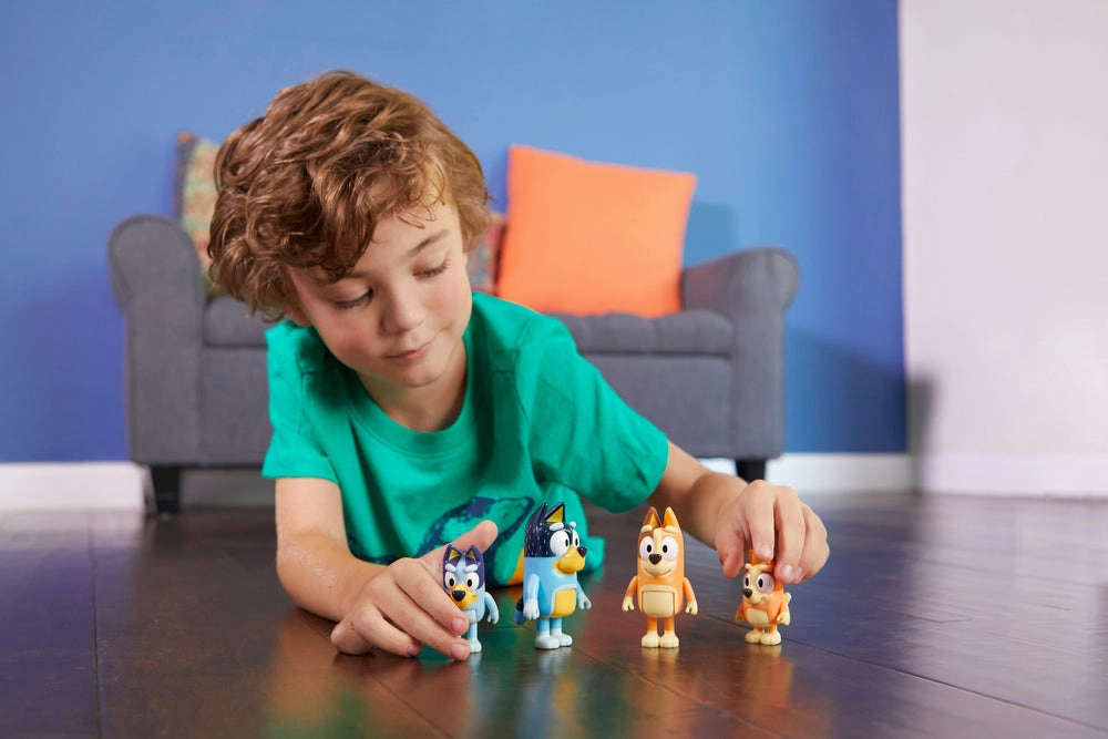 Bluey S7 Figure 4 Pack - Bluey & Family