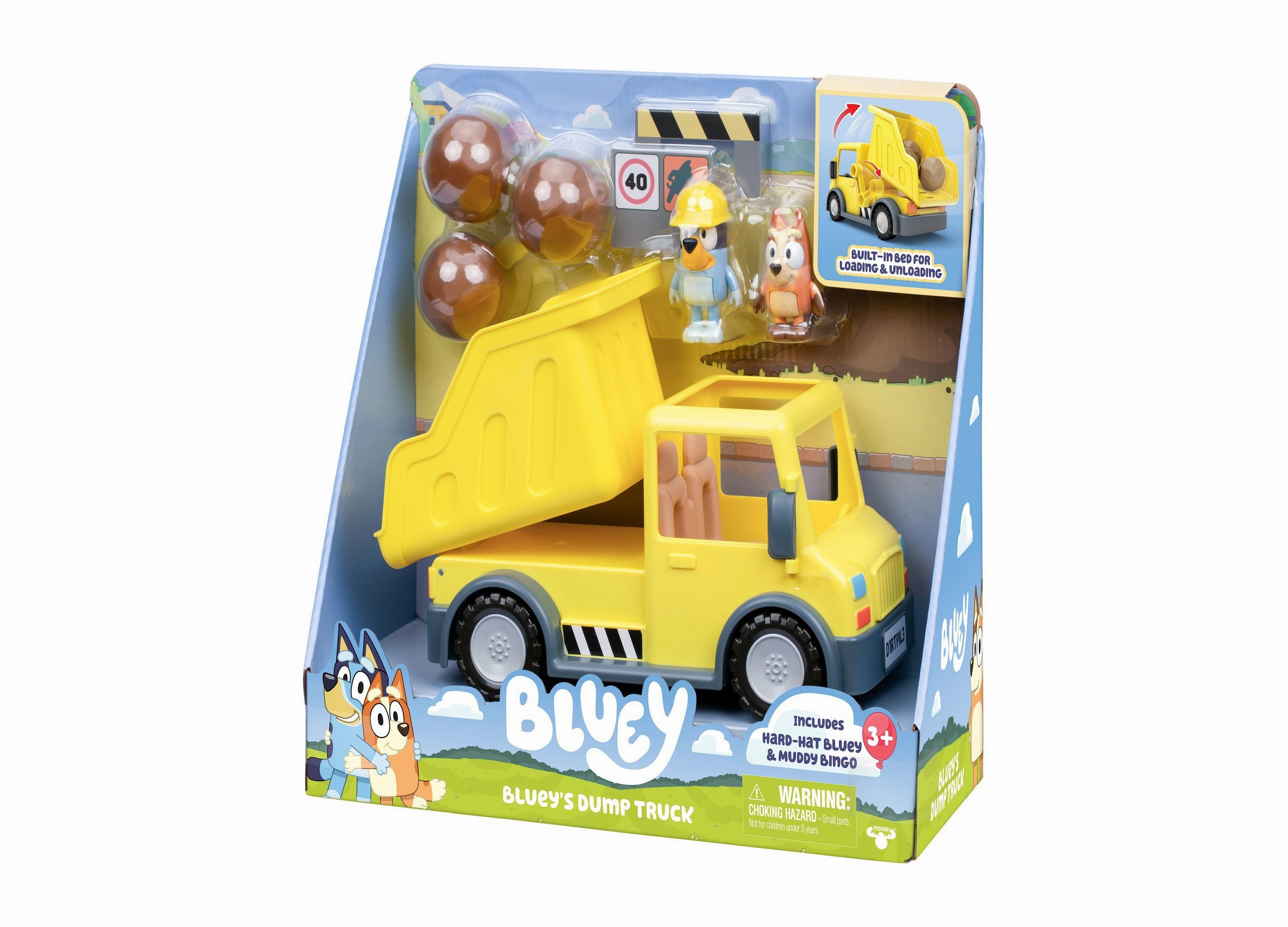 Bluey's Adventure Series Dump Truck with Exclusive Figures