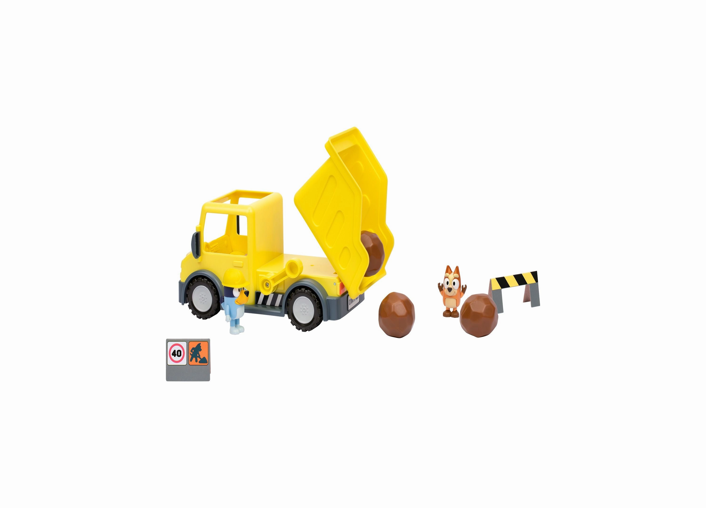 Bluey's Adventure Series Dump Truck with Exclusive Figures