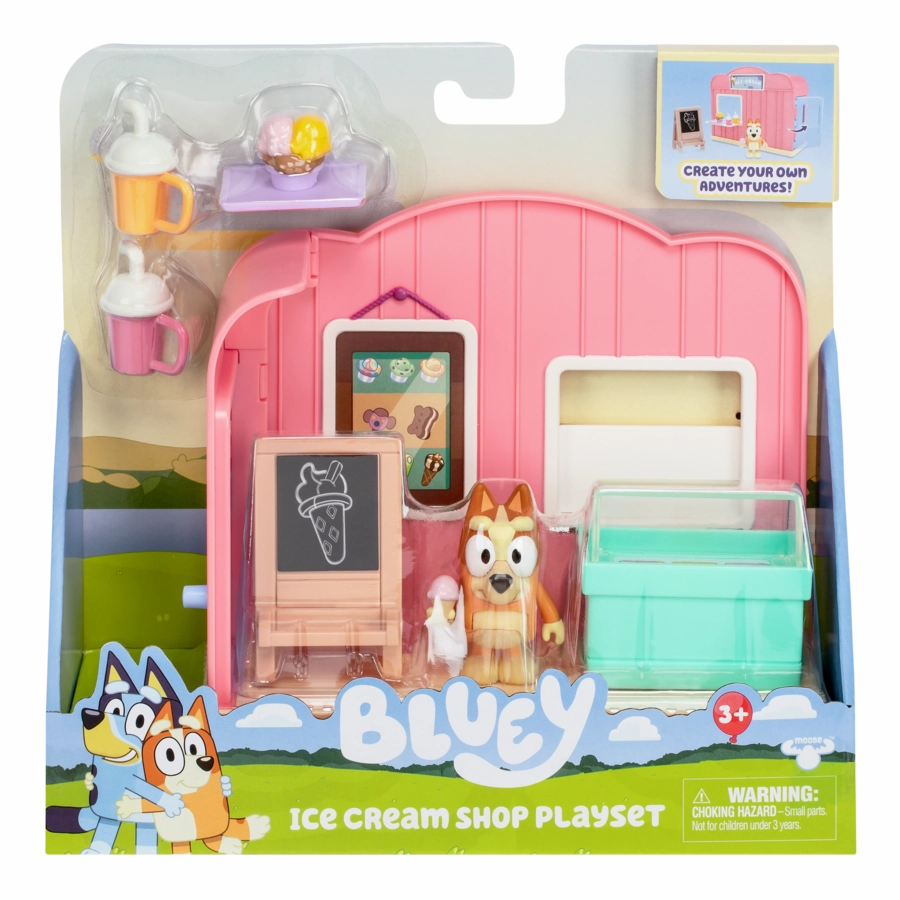 Bluey Series 10 Ice Cream Shop Mini Playset