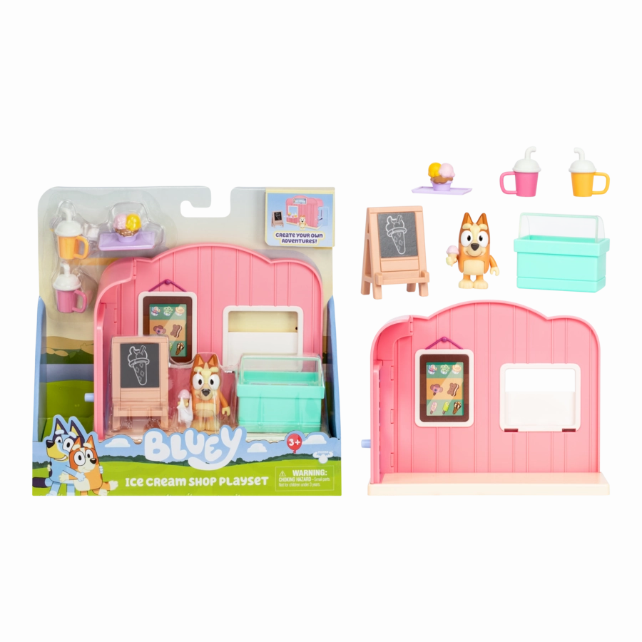 Bluey Series 10 Ice Cream Shop Mini Playset